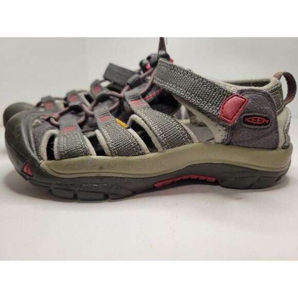 Keen‎ Newport H2 Boys Sandals Gray Red Size 12 - Picture 4 of 6